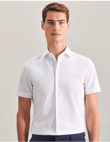 S-666261-676521-Mens Shirt Slim Fit Short Sleeve